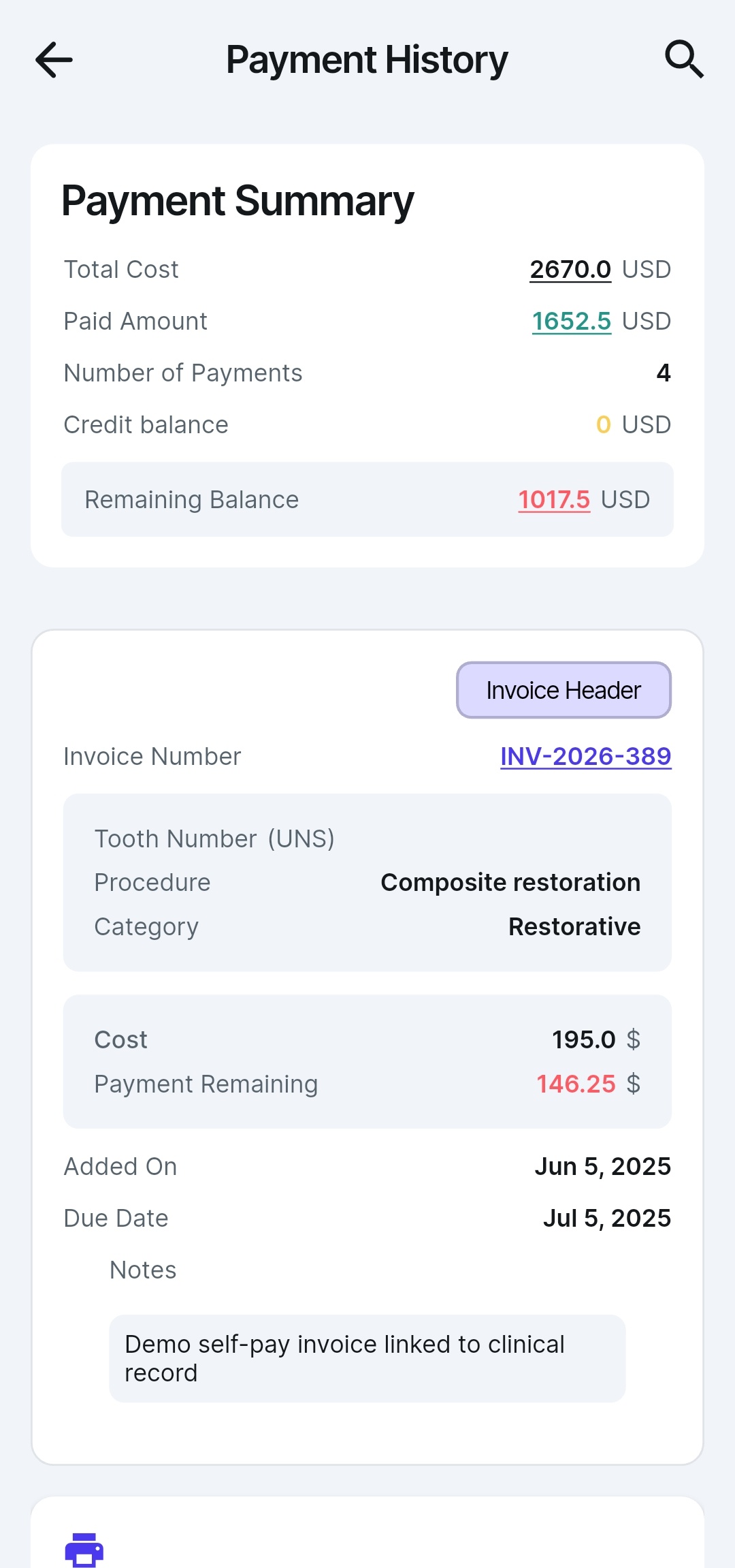 patient payments